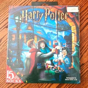 👀50% OFF👀🧦NWT‼️HYP brand Harry Potter themed 15 Days of Socks Advent Calendar